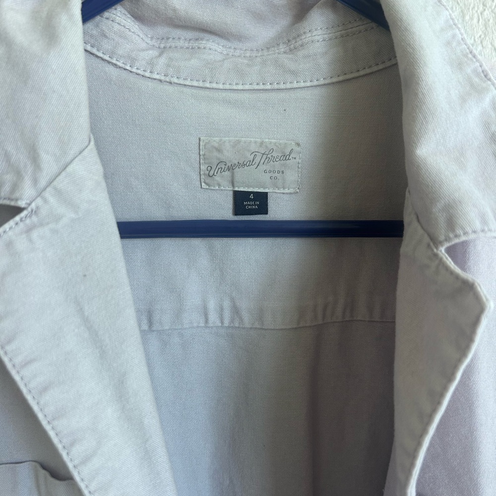 Universal Thread Lavender Button-Up Jumpsuit - image 3